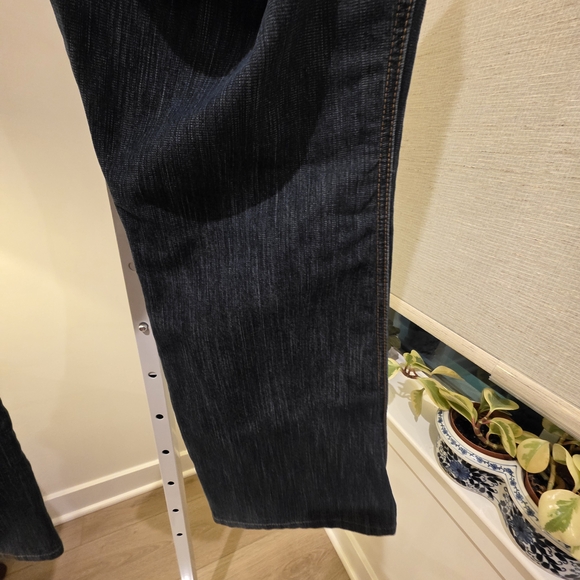 Dark Blue Flare Jeans Studded Western  Bootcut Size 14/16 - Picture 6 of 7